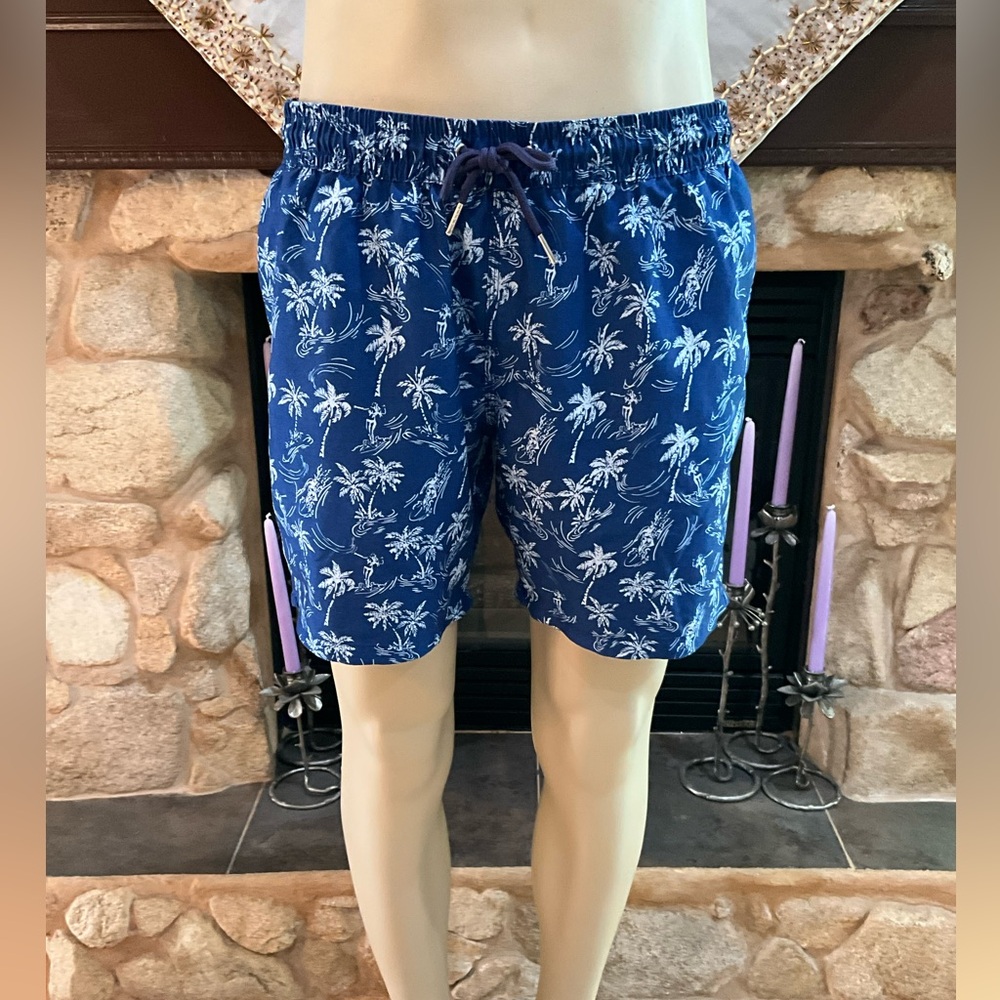 BlueWave Palm Tree Men's Swim Shorts